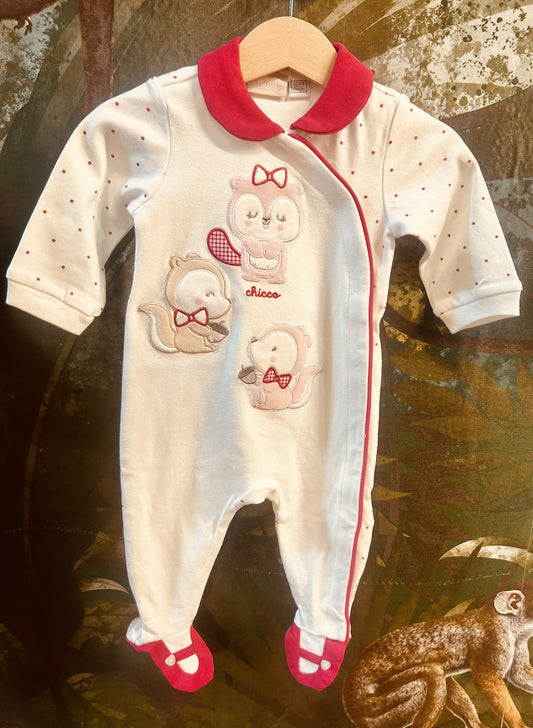 Tutina Chicco con ricami - 6 mesi (62 cm) - Second Hand
