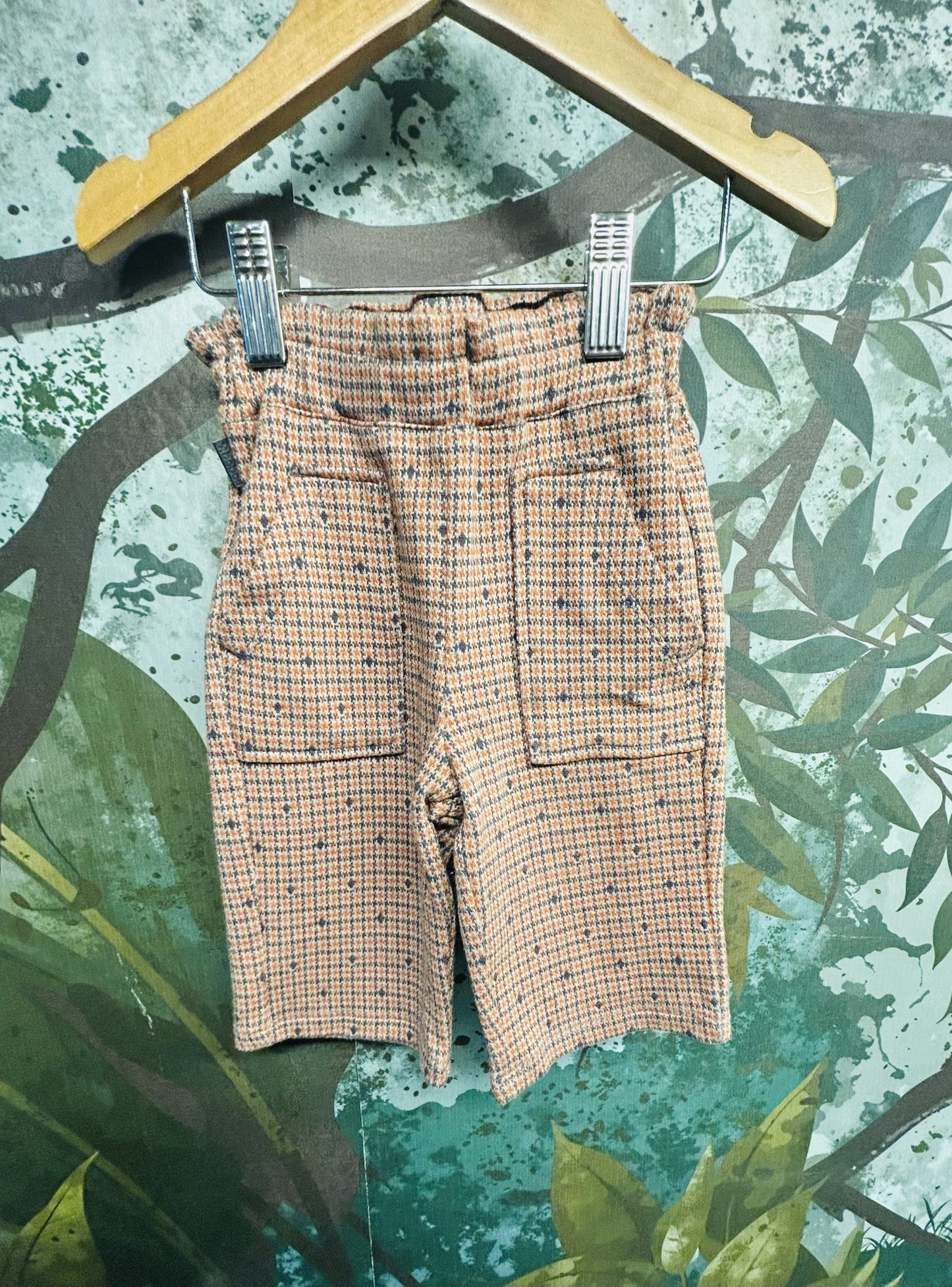 Pantaloni  pied de poule Boboli 12m( 80cm) - Second Hand