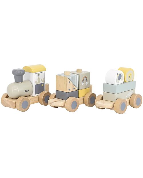Trenino in Legno Baby – Gioco Creativo ed Educativo (18+ mesi)