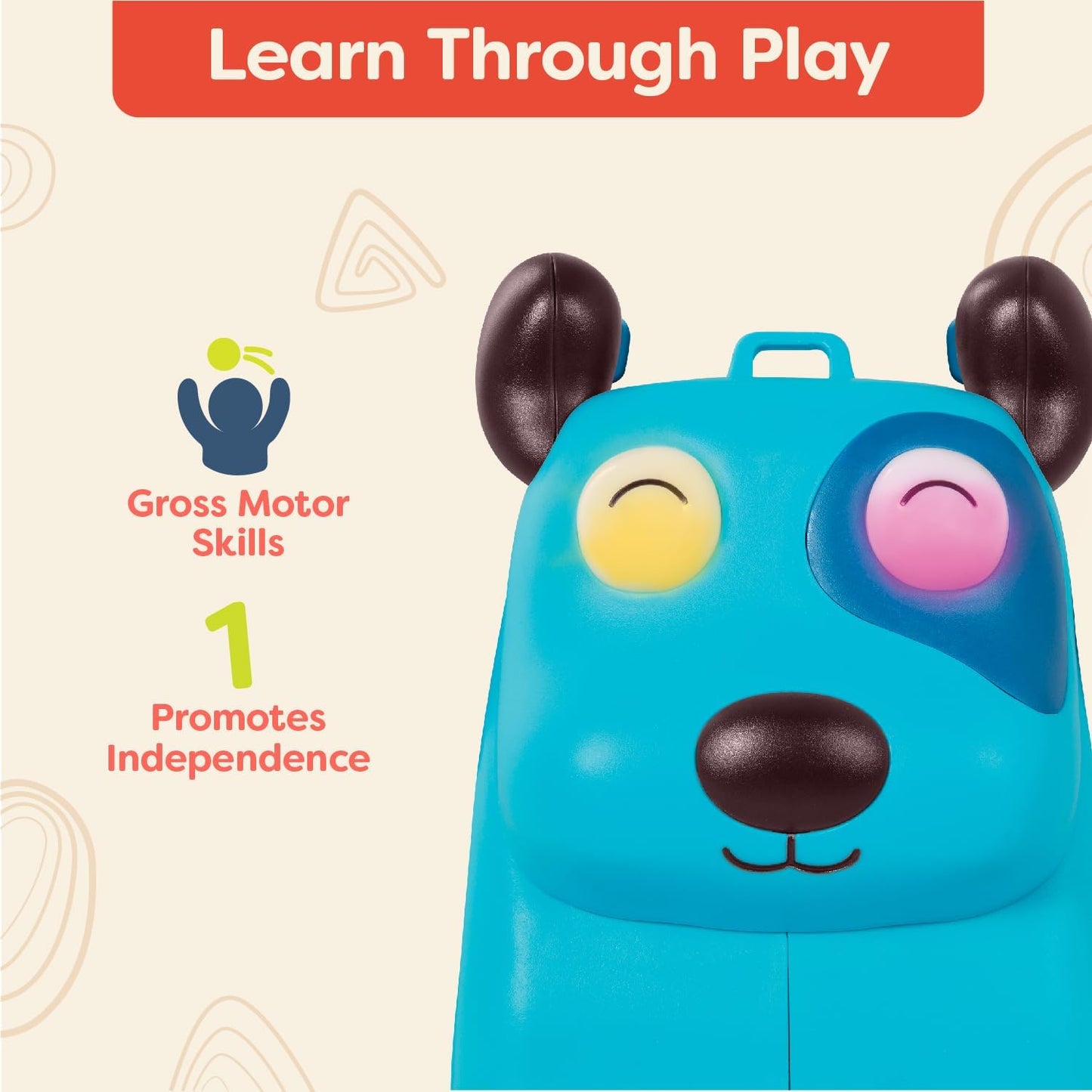 Valigia Cavalcabile bambini - B. Toys On The Gogo – Woofer