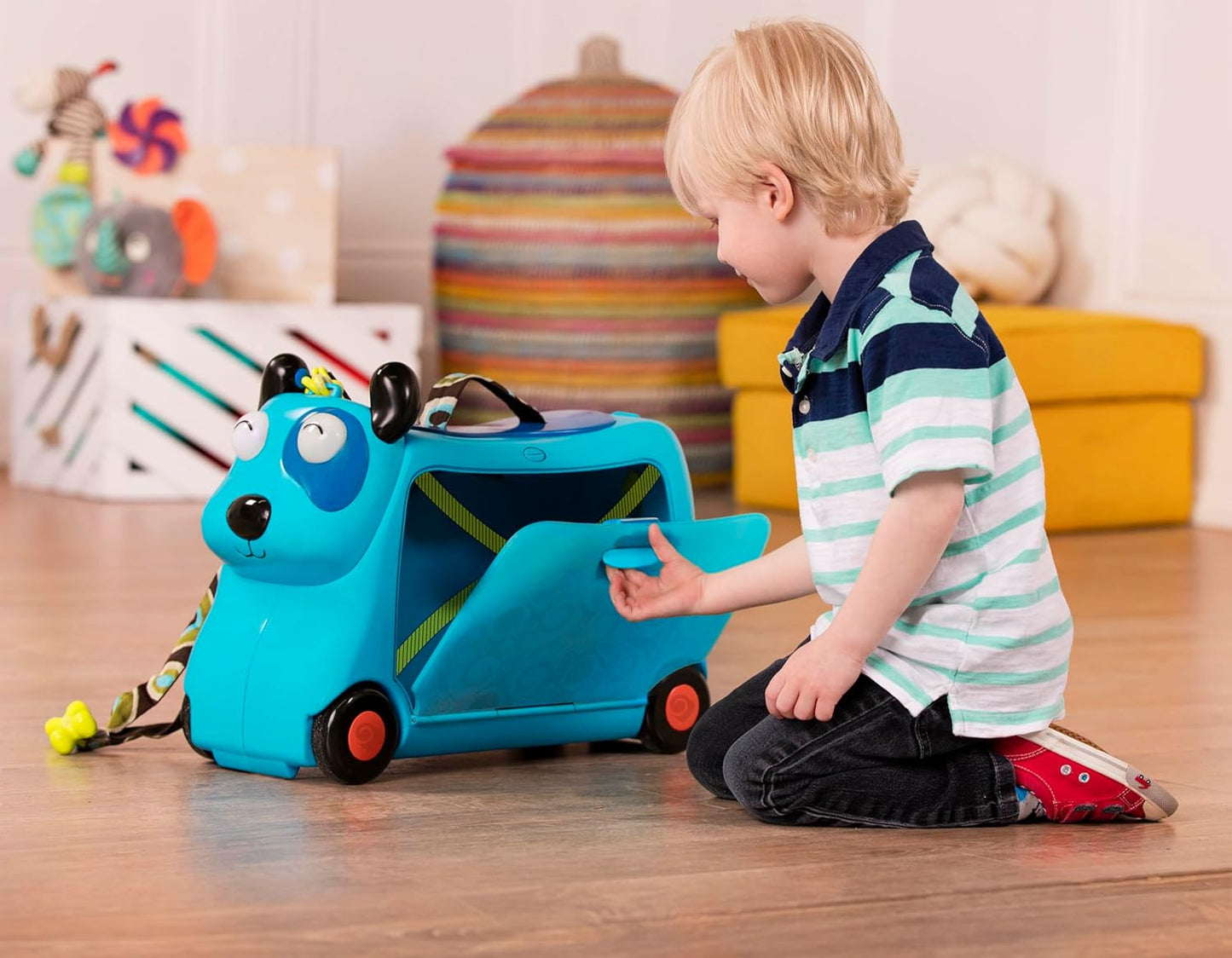 Valigia Cavalcabile bambini - B. Toys On The Gogo – Woofer