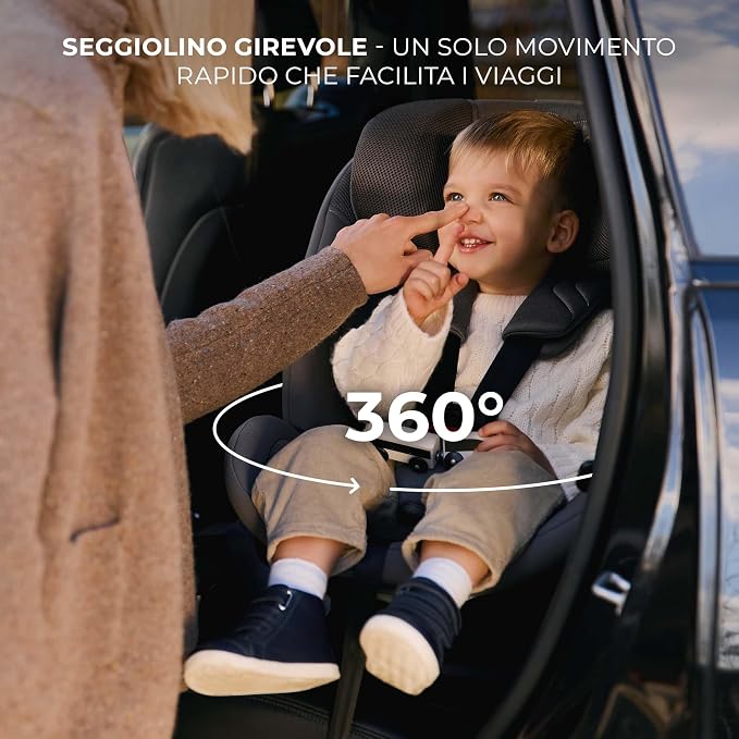 XPEDITION 3 i-Size Car Seat – 360° rotating, reclining, from birth to 12 years, ISOFIX system