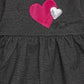 Vestito Girl grigio TucTuc con cuori Girl