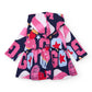 Vestito con cappuccio multicolore girl - Stelle e Lettere