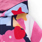 Vestito con cappuccio multicolore girl - Stelle e Lettere