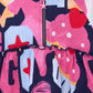 Vestito con cappuccio multicolore girl - Stelle e Lettere