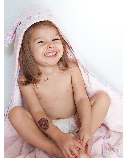 Asciugamano Baby con Cappuccio – Beatrice la Coniglietta (100% Cotone)