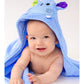 Asciugamano Baby con Cappuccio – Henry l’Ippopotamo (100% Cotone)