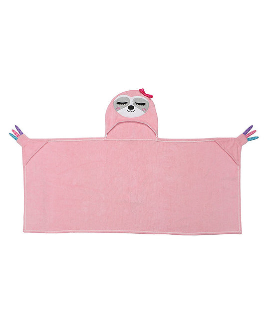 Asciugamano Bimbi con Cappuccio – Bradipo (100% cotone)