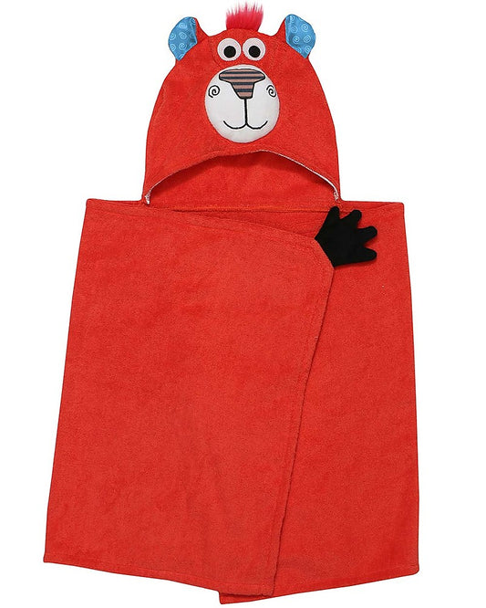 Asciugamano Bimbi con Cappuccio – Orsetto (100% cotone)