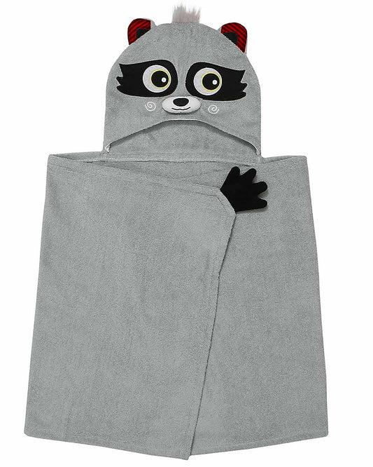 Asciugamano Bimbi con Cappuccio – Procione (100% cotone)