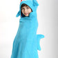 Asciugamano Bimbi con Cappuccio – Sherman lo Squalo (100% cotone)